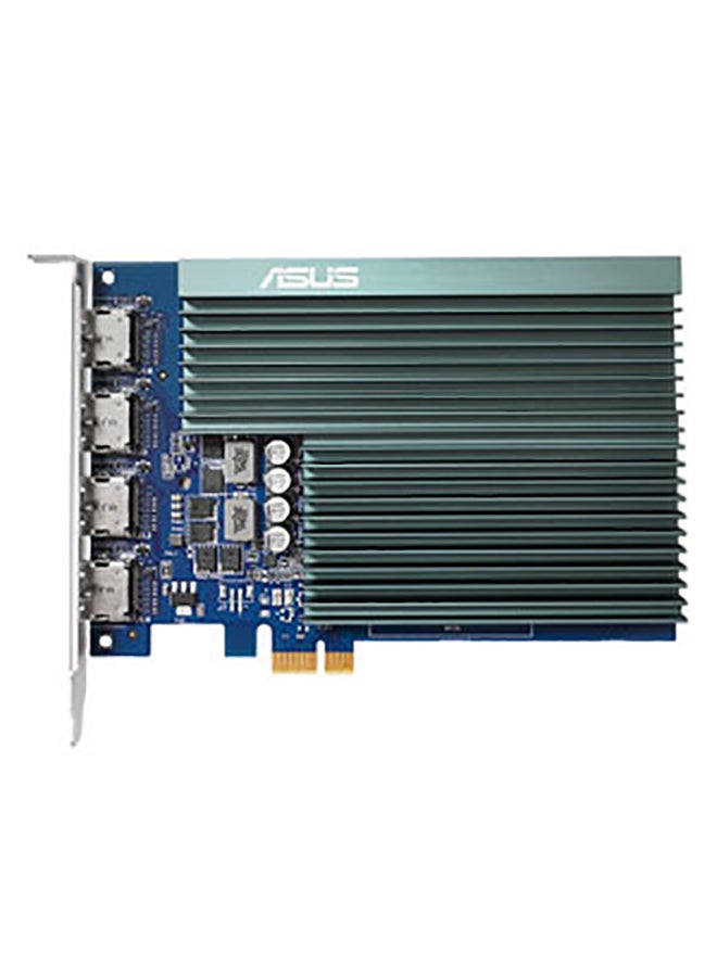 ASUS - GeForce GT 730 Low Profile Graphics Card, For Silent HTPC Build, 2GB GDDR5 64-bit Memory, 902MHz Engine Clock, 5010MHz Memory Speed, PCI Express 2.0, DVI-D / D-Sub / HDMI 1.4a | 90YV06N2-M0NA00 Black - Image 1