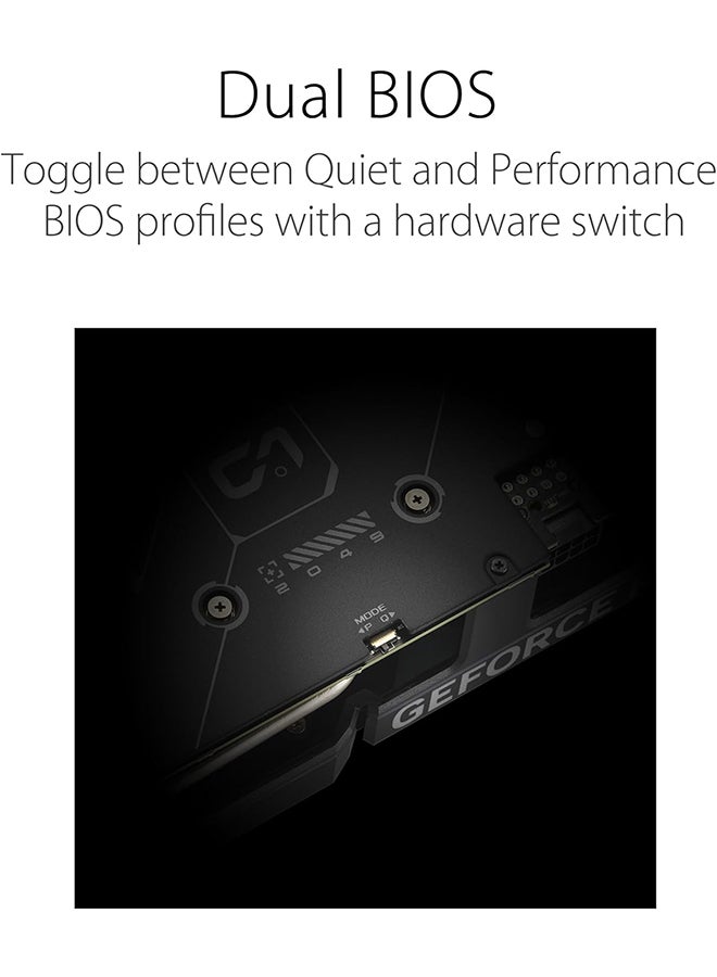 ASUS - Dual GeForce RTX 4060 OC Edition 8GB GDDR6 (PCIe 4.0, 8GB GDDR6, DLSS 3, HDMI 2.1a, DisplayPort 1.4a, 2.5-Slot Design, Axial-tech Fan Design, 0dB Technology, and More) Black - Image 1