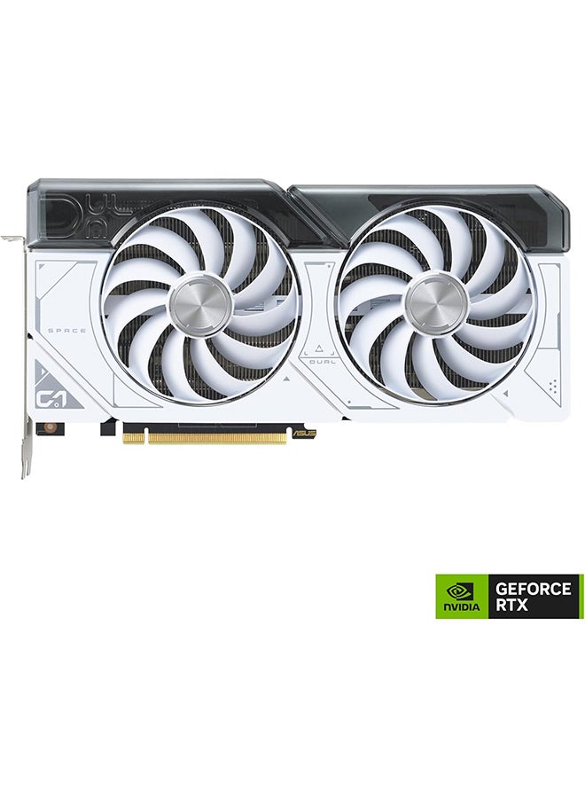 ASUS DUAL-RTX4070-O12G-WHITE - 12GB GDDR6X, 2550OC/2520MHZ, HDMI, 3DP, Graphic Card - 90YV0IZ4-M0NA00 White  - Image 2