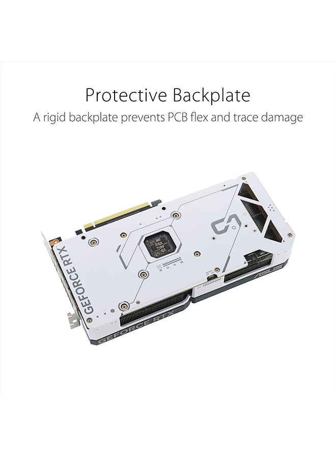 ASUS DUAL-RTX4070-O12G-WHITE - 12GB GDDR6X, 2550OC/2520MHZ, HDMI, 3DP, Graphic Card - 90YV0IZ4-M0NA00 White  - Image 5