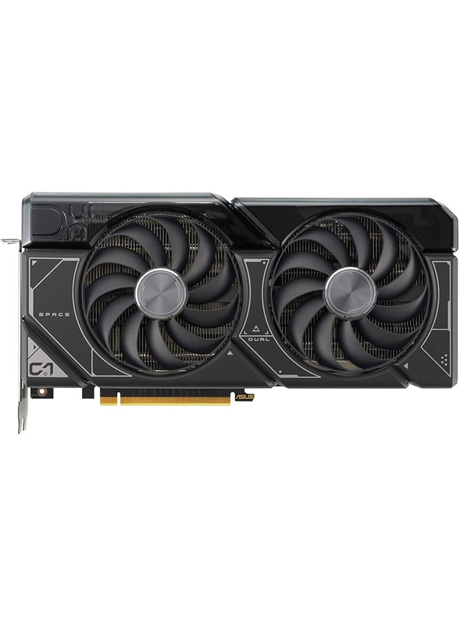ASUS - Dual GeForce RTX 4070 OC Edition 12GB GDDR6X (PCIe 4.0, 12GB GDDR6X, DLSS 3, HDMI 2.1, DisplayPort 1.4a, 2.55-slot design, Axial-tech fan design, 0dB technology, and more) Black - Image 1
