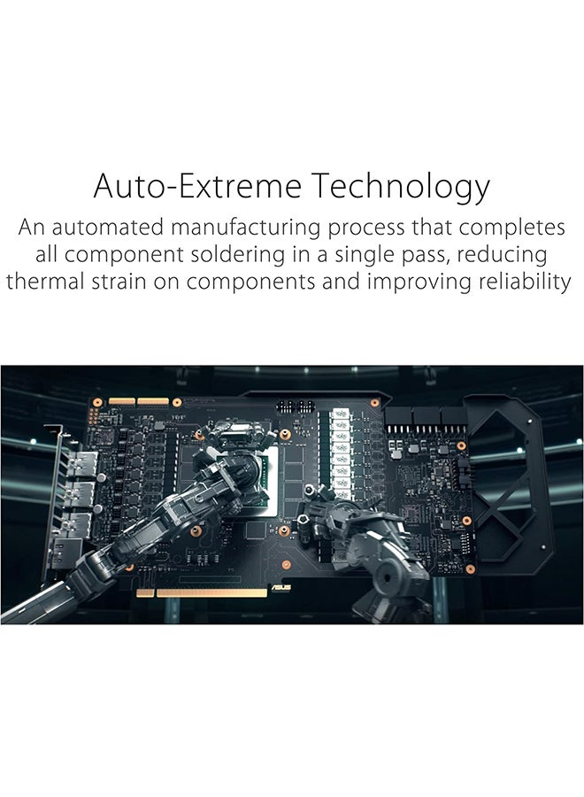 ASUS - TUF Gaming GeForce RTX 4070 OC Edition Graphics Card, 12GB GDDR6X 192-bit Memory, 2550 MHz Boost Clock, 5888 CUDA Cores, 21 Gbps Memory Speed, PCIE 4.0, 2x HDMI, 3x DP | 90YV0IZ0-M0NA00 Black - Image 1