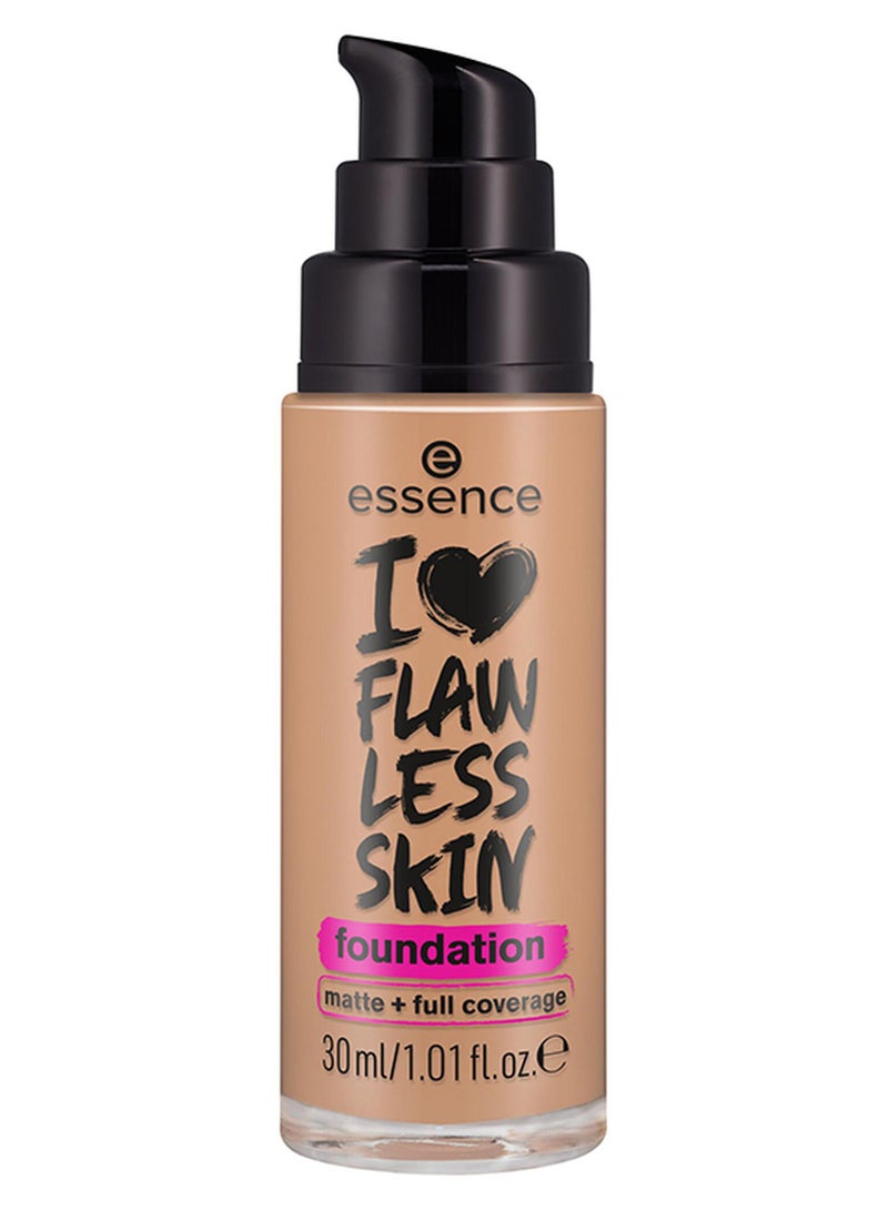 Essence I Love Flawless Skin Foundation | Shade 70 Light Sand | Liquid Foundation with SPF 20 | Full Coverage | Long Wearing Matte Finish | Lightweight Texture | Natural Even Complexion | 30ml Light Sand 70 - Image 1