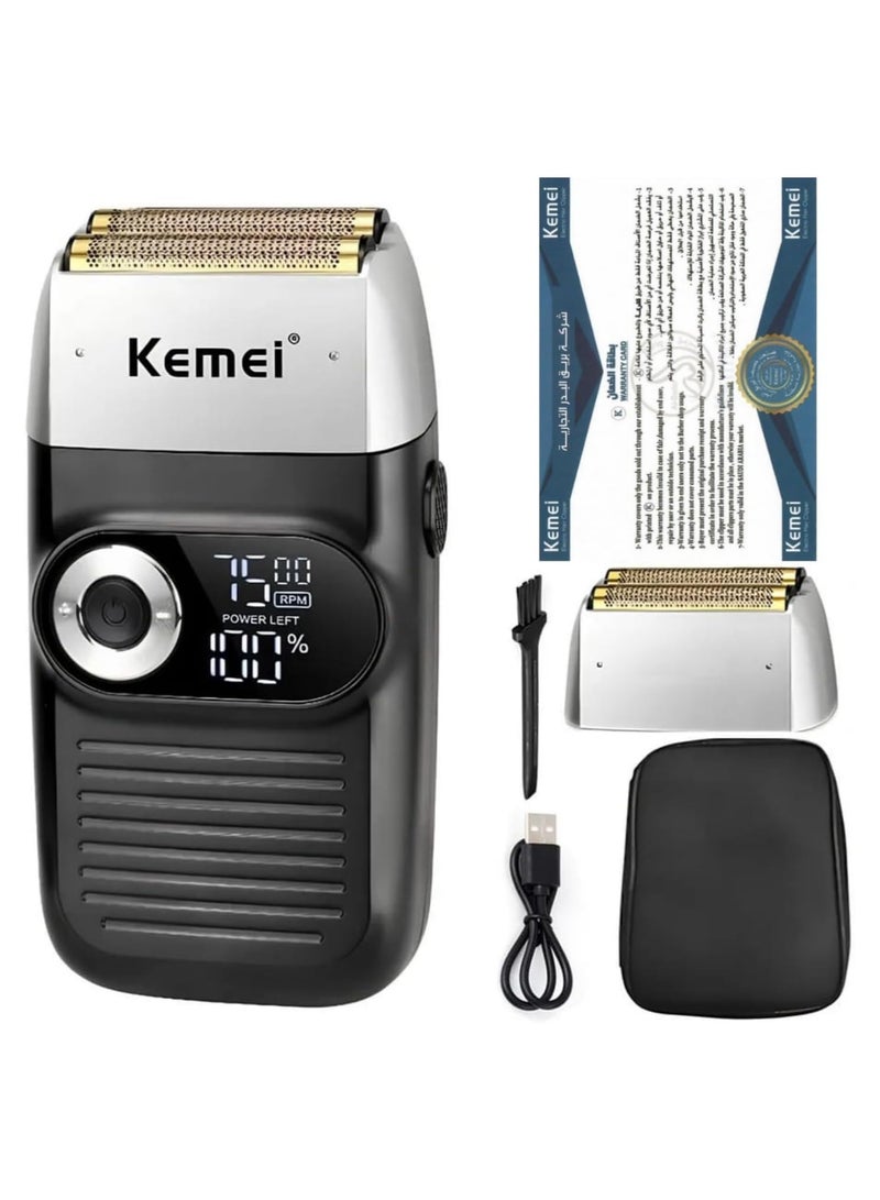 Kemei - KM-2026 Professional Hair Straightening And Shaving Machine With Digital Screen (Saudi Version) - Image 1