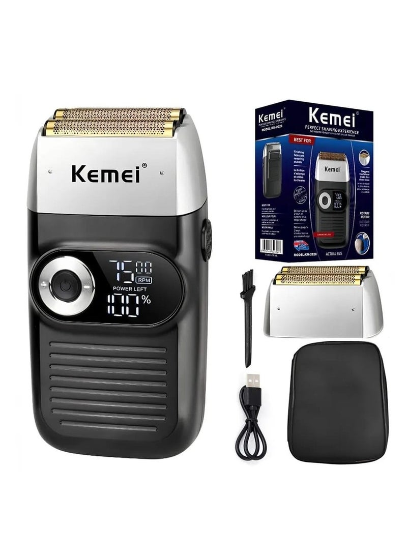 Kemei - KM-2026 Professional Hair Straightening And Shaving Machine With Digital Screen (Saudi Version) - Image 1