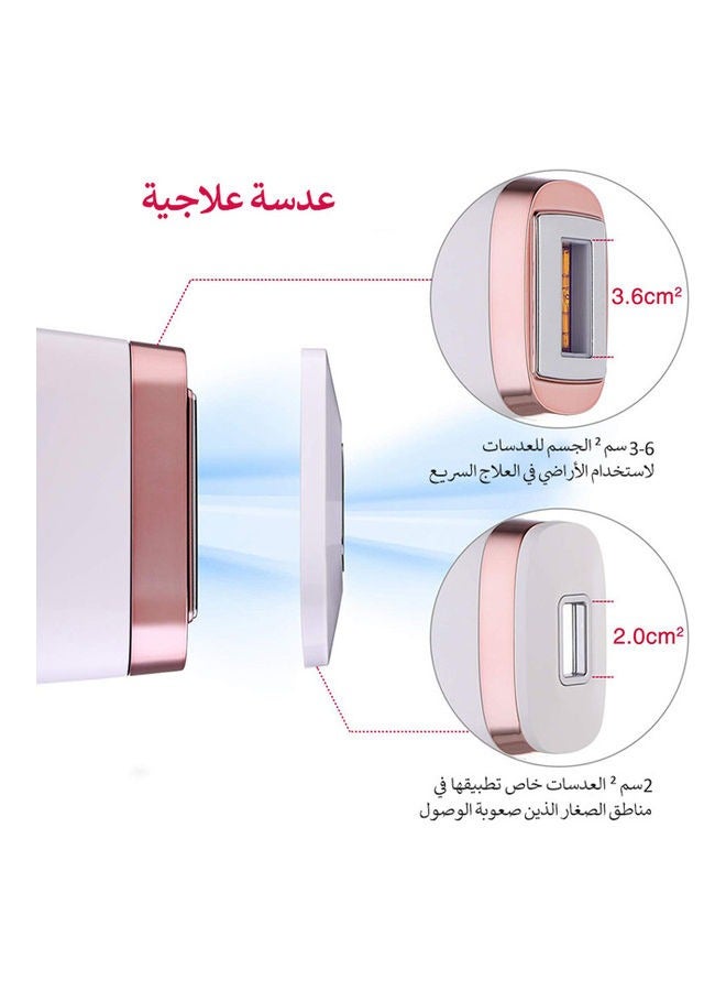 ملاي إزالة الشعر بتقنية IPL، إزالة الشعر بشكل دائم مع 500000 ومضة، 5 مستويات طاقة للنساء والرجال - Image 2