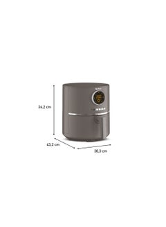 Tefal Ultra Fry, Air Fryer, Digital, 8 Programs, 4.2 L 1600 W EY111BEG/EY111B40 Grey  - Image 3