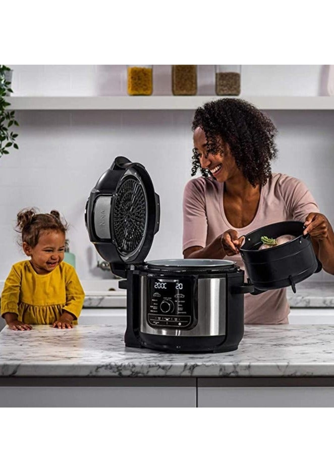 Ninja - Foodi MAX Multi Cooker, 7.5L With 9 CookIng Functions, Pressure Cook, Air Fry, Slow Cook, Grill 7.5 L 1760 W OP500 Silver and Black - Image 1