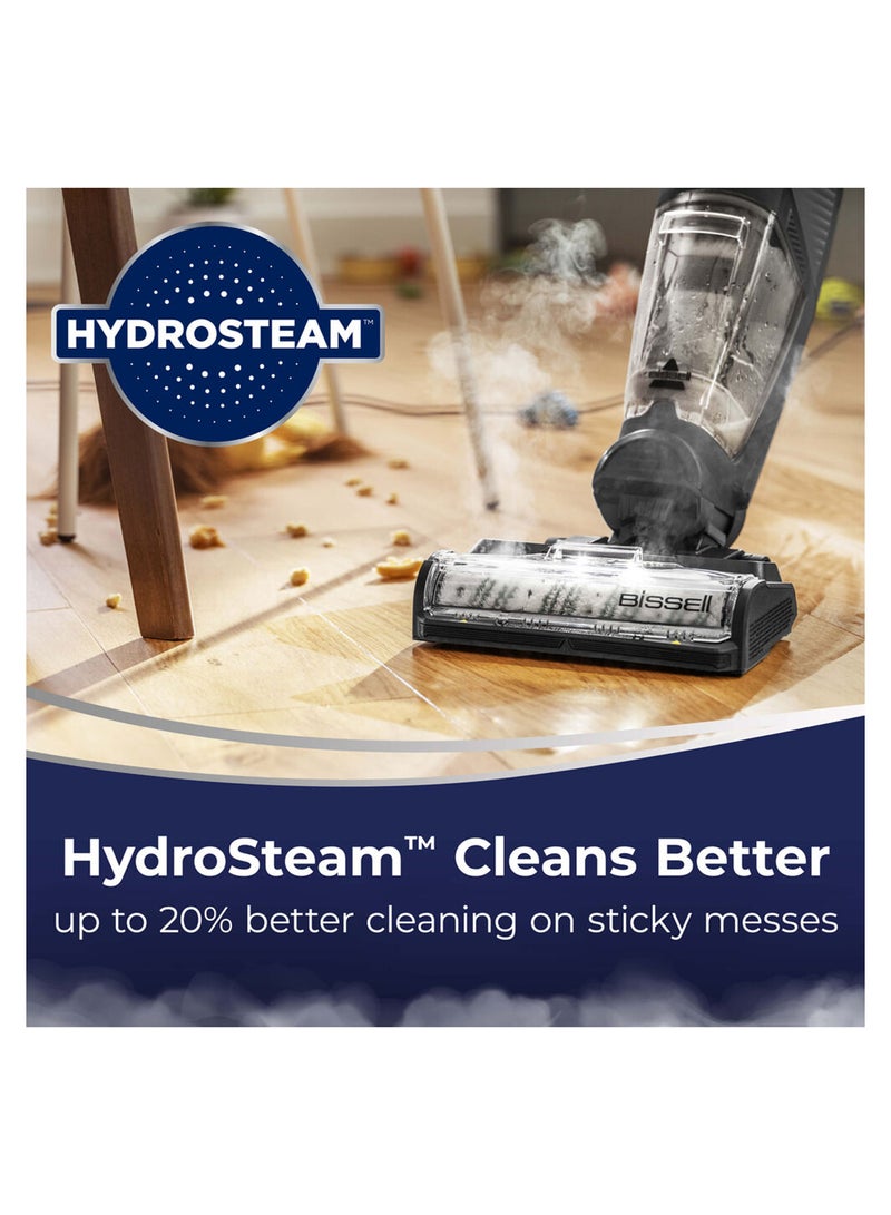 Crosswave HydroSteam 3-In-1 W And D Multisurface Vaccum Cleaner 1100 W 3527E Titanium/Black