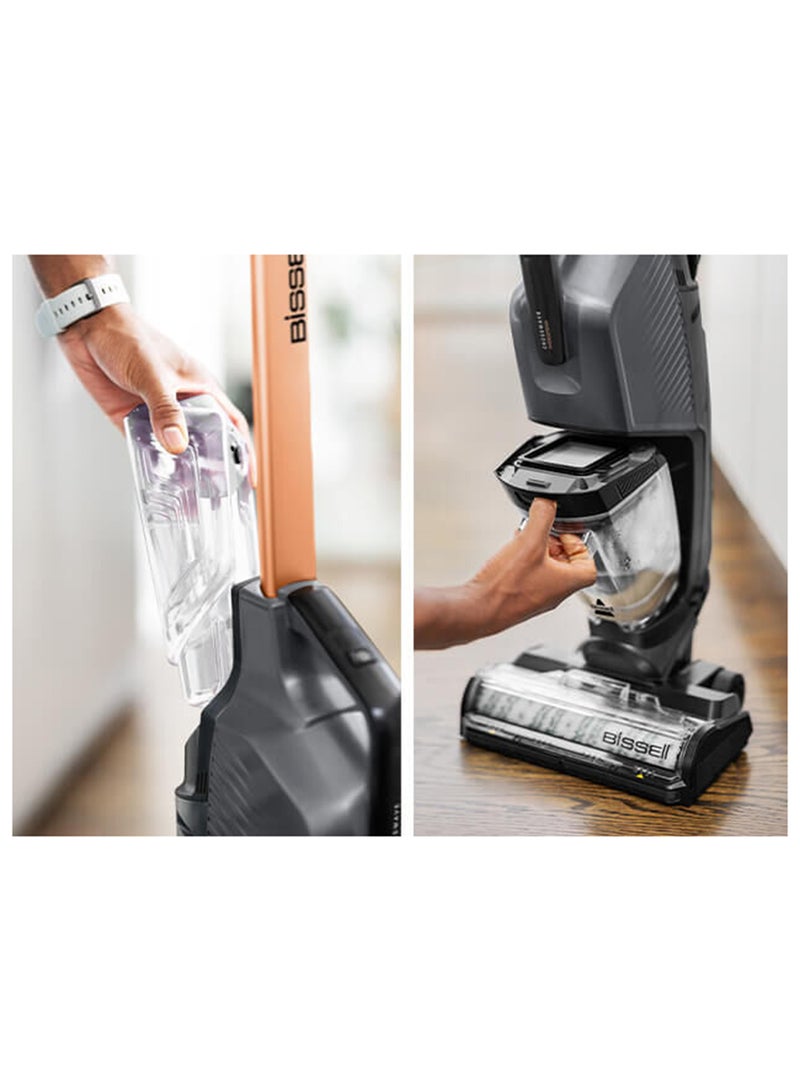 Crosswave HydroSteam 3-In-1 W And D Multisurface Vaccum Cleaner 1100 W 3527E Titanium/Black