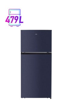 Haier Double Door Refrigerator 13Cu.ft, Freezer 3.9Cu.ft, 479 L, Inverter, Gemstone HRF-585GB Gemstone Black  - Image 1