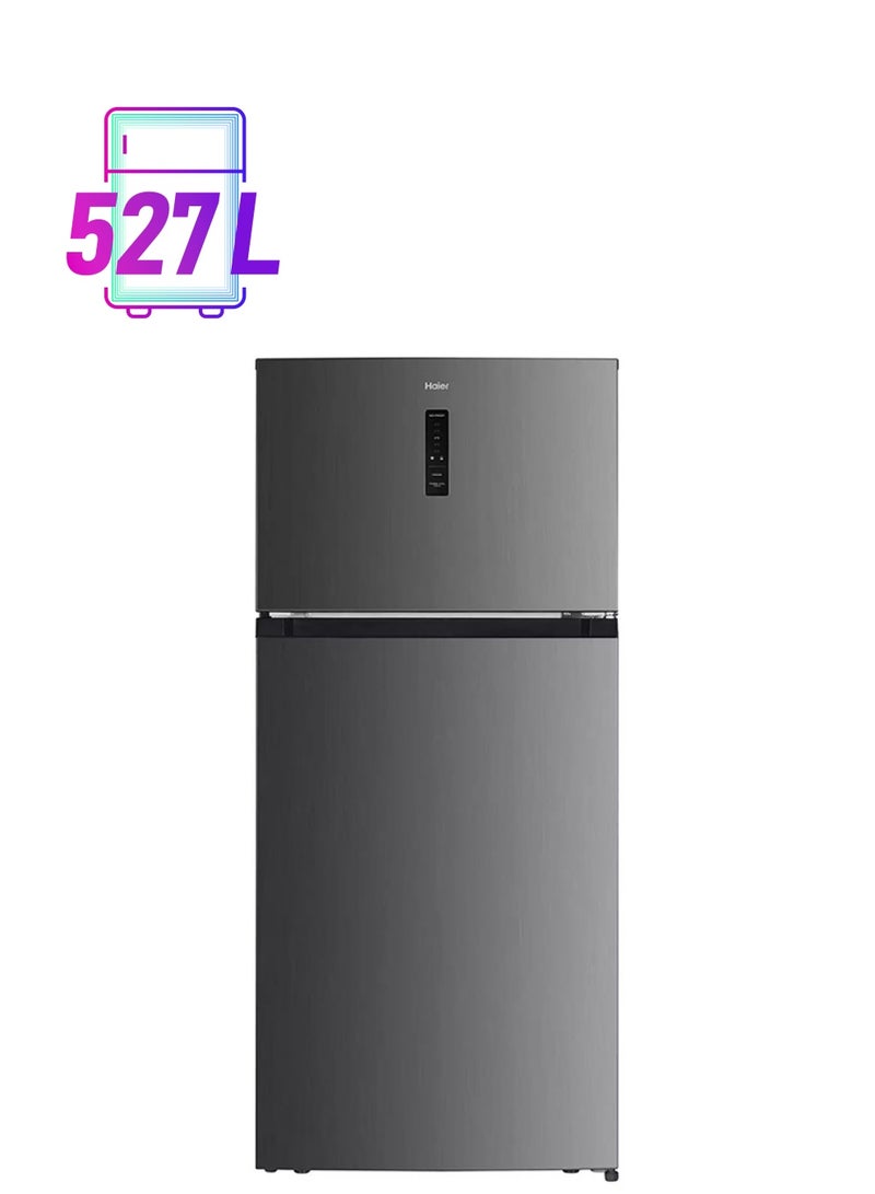 هاير ثلاجة 14.5 قدم مكعب، فريزر 4.1 قدم مكعب 527 لتر HRF-680NS فضي  - Image 1