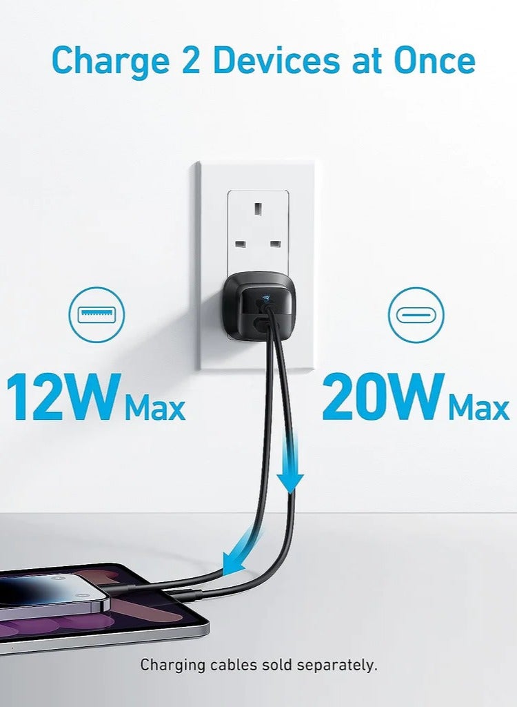 323 Charger 33W 3Ft C-C Bundle Black