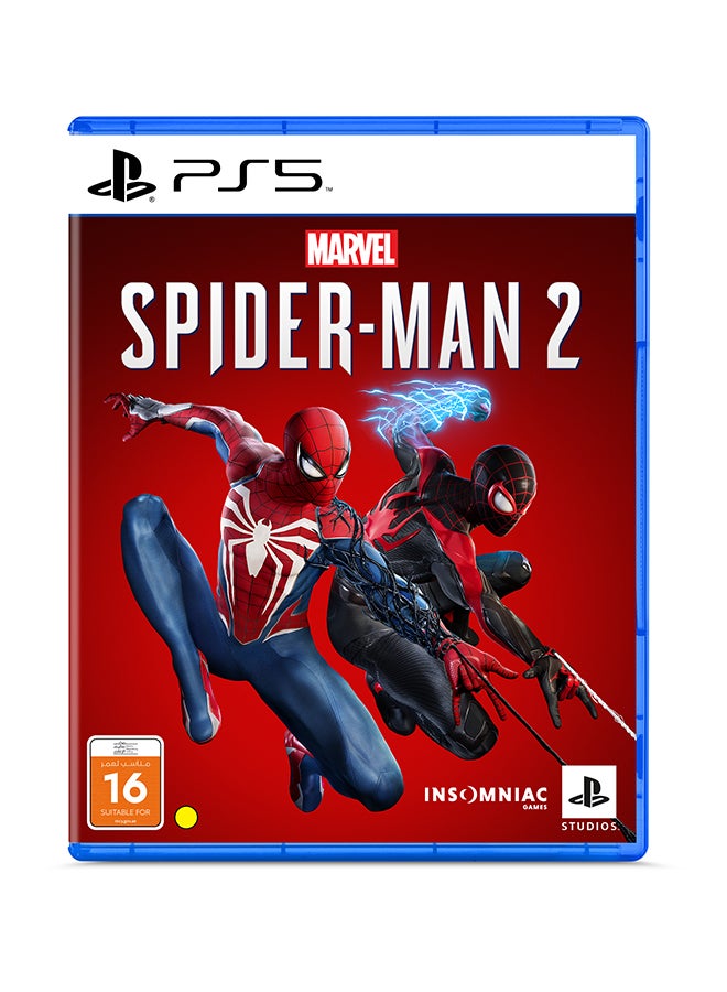 Marvel’s Spider-Man 2 UAE Standard Edition - PlayStation 5 (PS5) - https://f.nooncdn.com/p/pnsku/N70014099V/45/_/1697185786/861b488f-56d5-4630-aec7-fd05cff3427c.jpg?format=jpg&width=original
