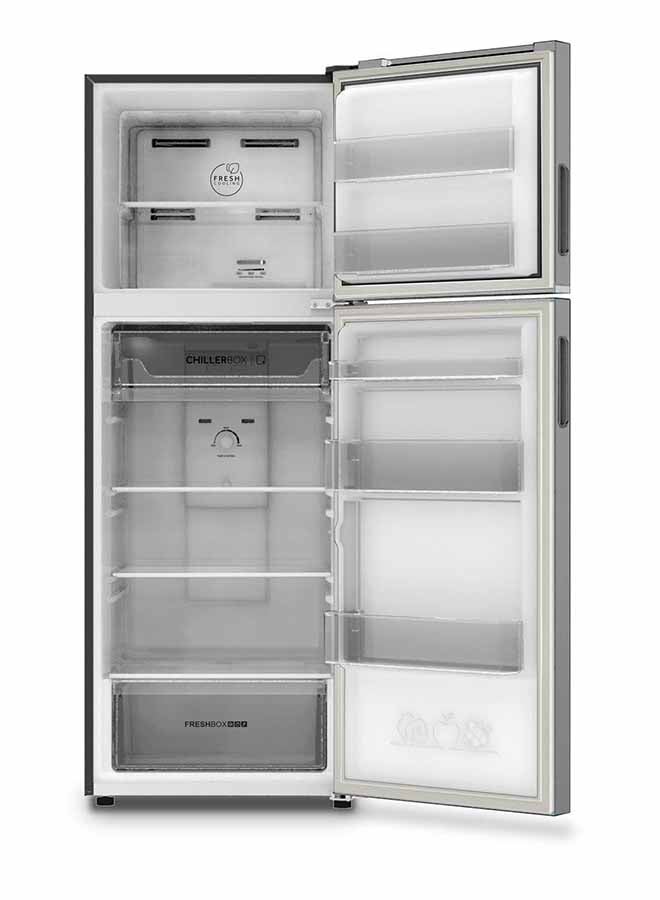 Haier Double Door Refrigerator 8.7Cu.ft, Freezer 3Cu.ft, 311 L, Twin Inverter HRF-355NS Silver  - Image 3