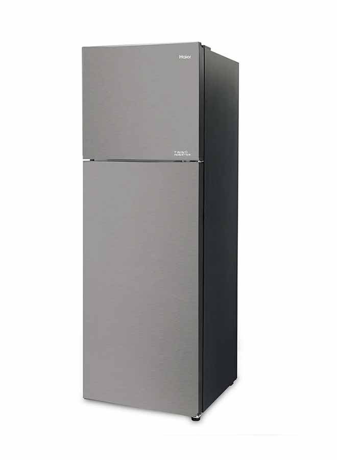 Haier Double Door Refrigerator 8.7Cu.ft, Freezer 3Cu.ft, 311 L, Twin Inverter HRF-355NS Silver  - Image 2