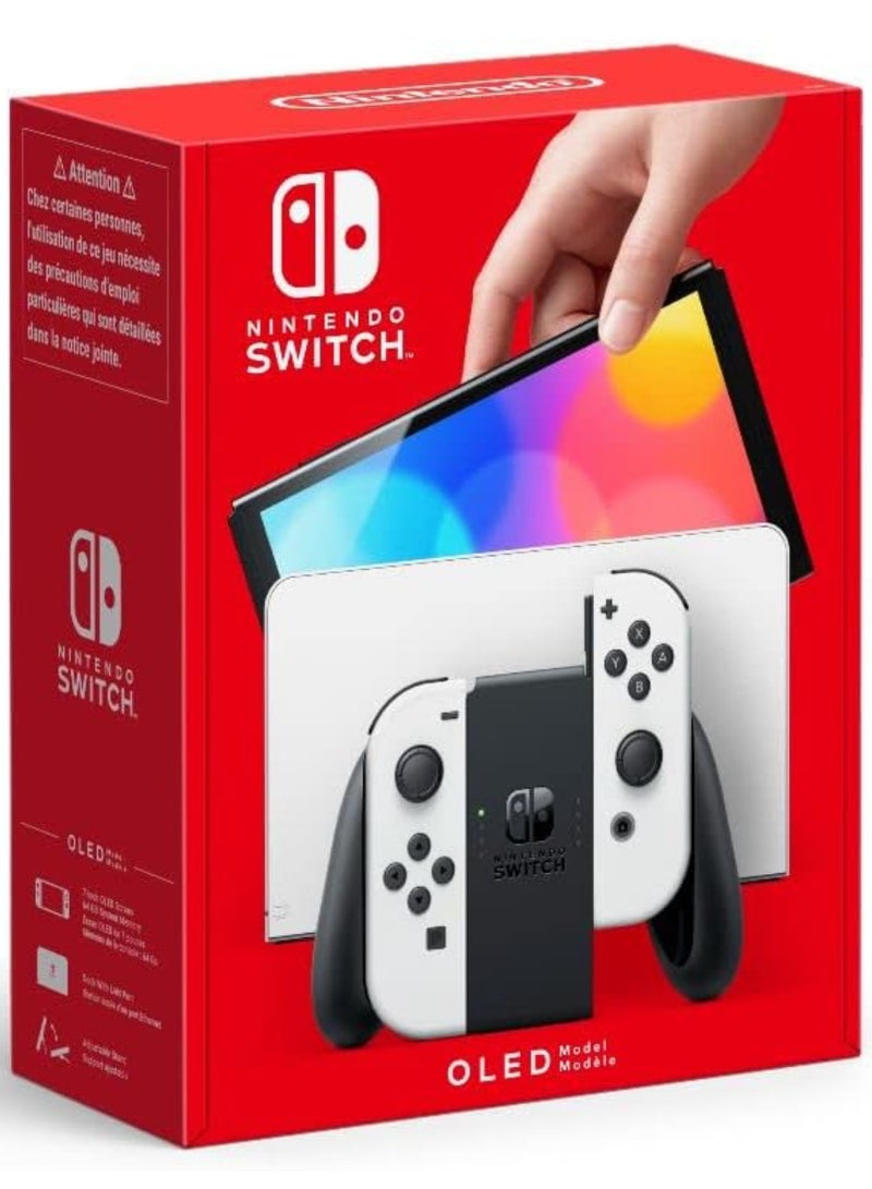 Switch OLED Model - White Joy Con With Legend of Zelda: Tears of the Kingdom (KSA Version)