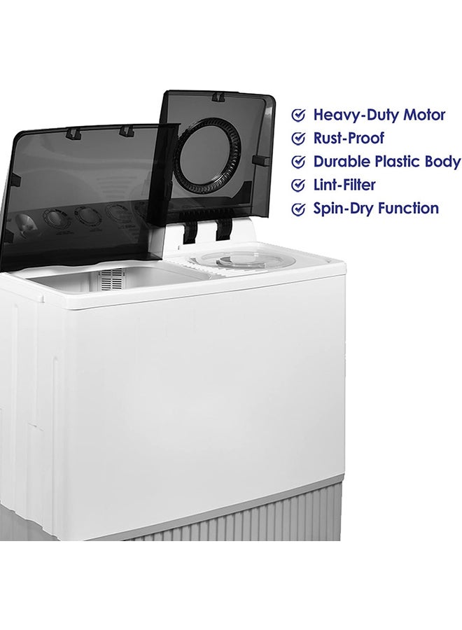 SUPER GENERAL Semi Automatic Washing Machine with Lint Filter| 6 kg 224 kW KSGW66N White  - Image 4