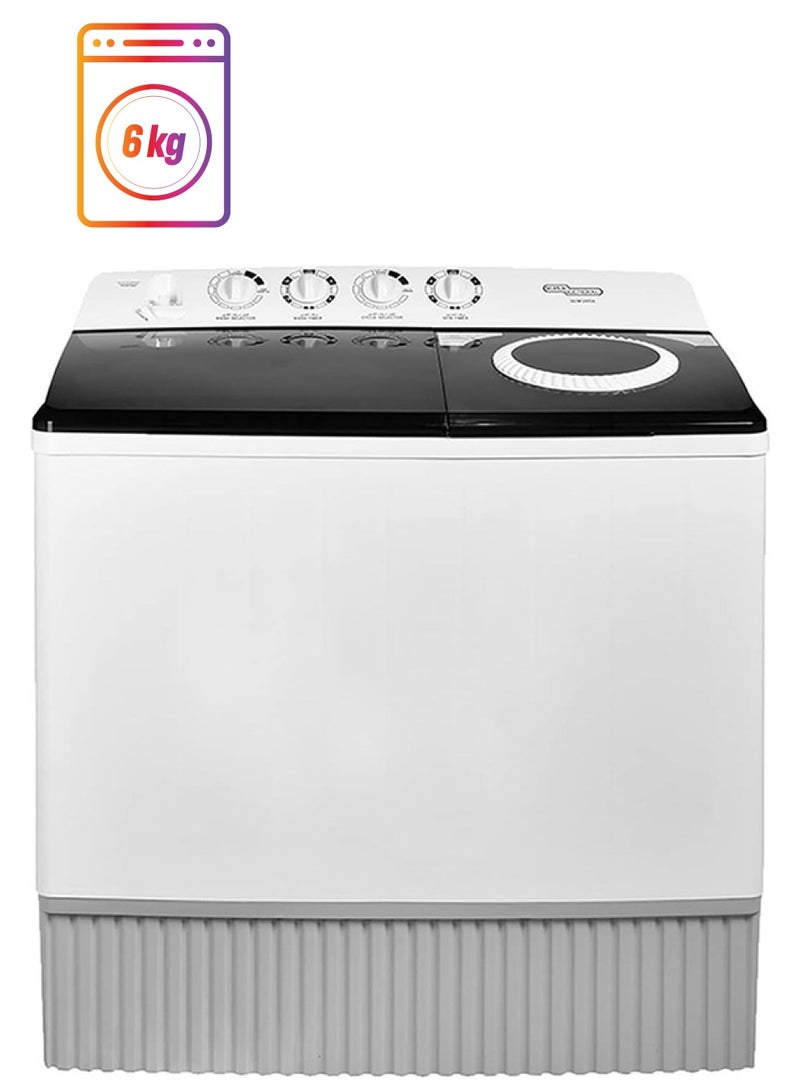 Semi Automatic Washing Machine with Lint Filter| 6 kg 224 kW KSGW66N White - pnsku/N70014128V/45/_/1740992069/2f8dc739-dfba-4bdc-ba93-2ab82a0d39d4