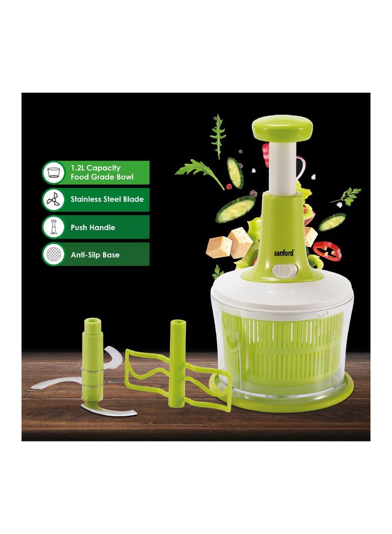 Sanford 3 IN 1 SALAD MAKER 1.2 L 20 W SF5593SM BS Green  - Image 5