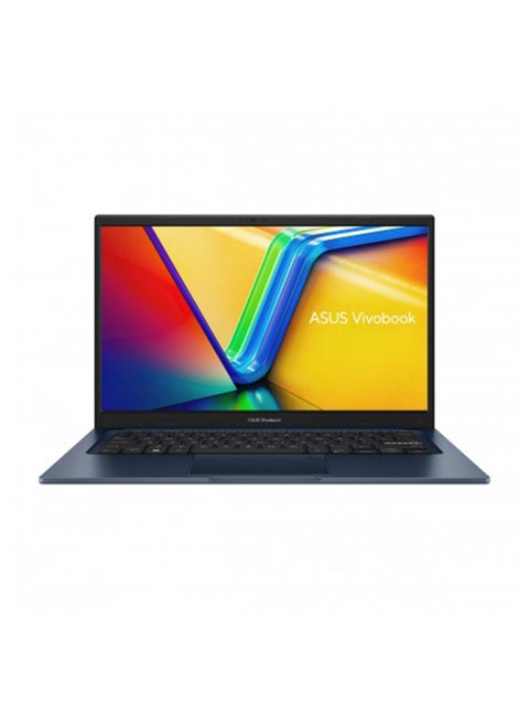 Vivobook 14 Powered Intel Core i7-1355U Processor 1.7 GHz 12MB Cache, Up To 5.0 GHz, 10 Cores, 12 Threads With 16GB RAM, 512GB M.2 NVMe PCIe 4.0 SSD, Intel UHD Graphics, 14-Inch FHD English/Arabic Quiet Blue