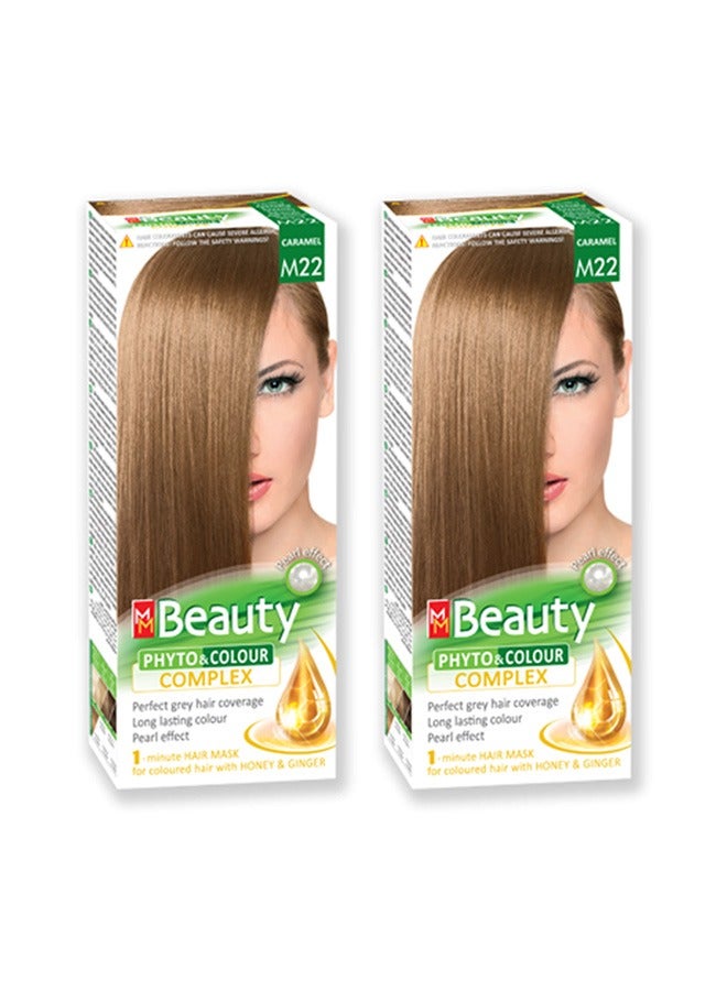 MMBeauty - 2 Pieces of Permanent Hair Dye color M22 125grams - Image 1