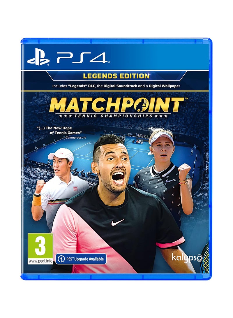 Kalypso Media Matchpoint – Tennis Championships: Legends Edition - PlayStation 4 (PS4)  - Image 1