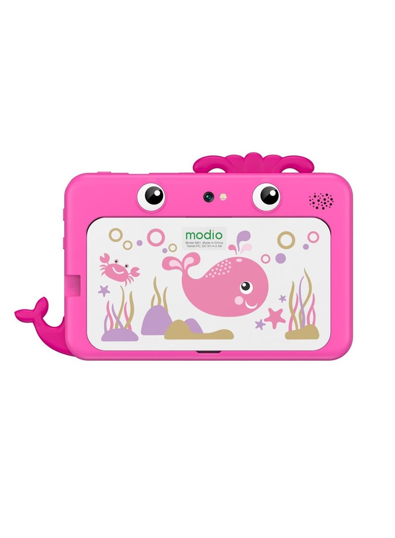modio M51 Kids Tablet Dual SIM Pink 4GB RAM 64GB Wifi – International Version With Small School Stationary Set  - Image 1