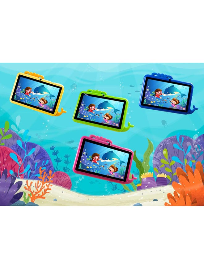 modio - M51 Kids Tablet Green 4GB RAM 64GB WIFI With Small School Stationary Set – International Version - Image 1