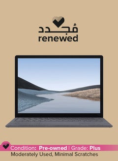 Microsoft Renewed - Surface Laptop 3 - 13.5" Touch-Screen - Intel Core i5-10TH Gen - 8GB Memory - 256GB Solid State Drive - Platinum - Keyboard Eng / Arabic English/Arabic Platinum  - Image 1