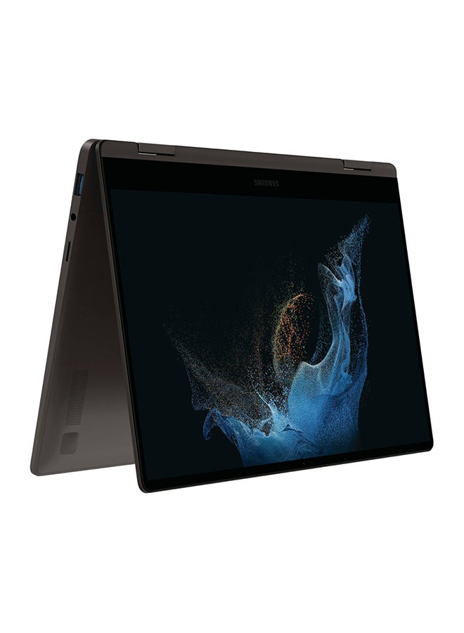 Samsung Renewed - Galaxy Book2 360 13.3" AMOLED Touch Screen Laptop - Intel 12th Gen Core i7 Evo Platform - 16GB Memory - 512GB SSD - Graphite - Keyboard Eng Arabic English/Arabic Graphite English/Arabic Graphite  - Image 2