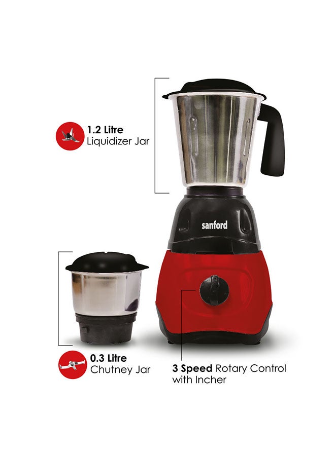 سانفورد خلاط مطحنة 2 في 1 (صنع في الهند) 1.2 L 550 W SF5905GM BS A - Image 2