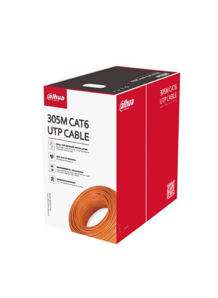 Dahua - Technology PFM922I-6UN-C UTP CAT6 Cable Orange - Image 1