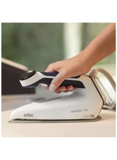 BRAUN CareStyle 7 Pro Steam Generator Iron, 2 ltr tank, iCare mode, Eloxal Plus, Turbo mode, 8 BarPump Pressure 2 L 2700 W IS 7282 Blue  - Image 4