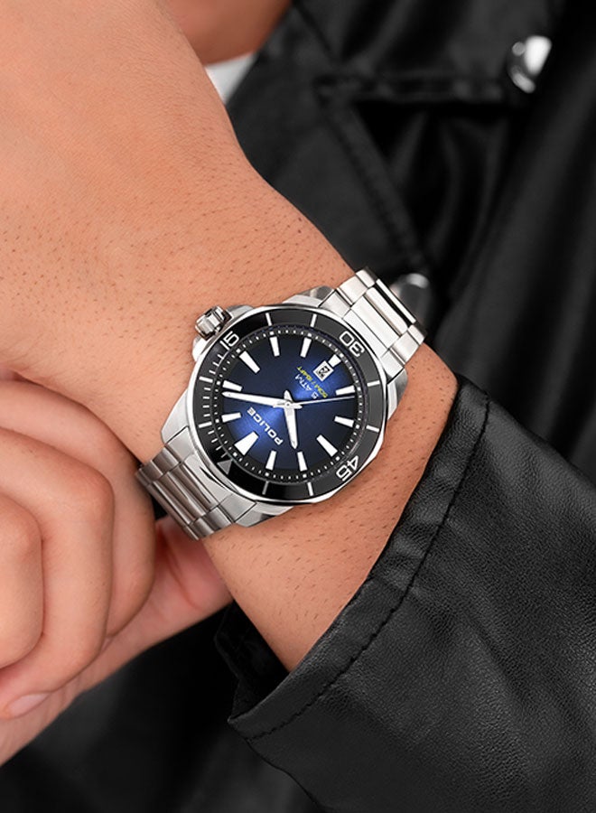 POLICE Men's Analog Round Shape Metal Wrist Watch PEWJH0021402 - 43 Mm  - Image 5