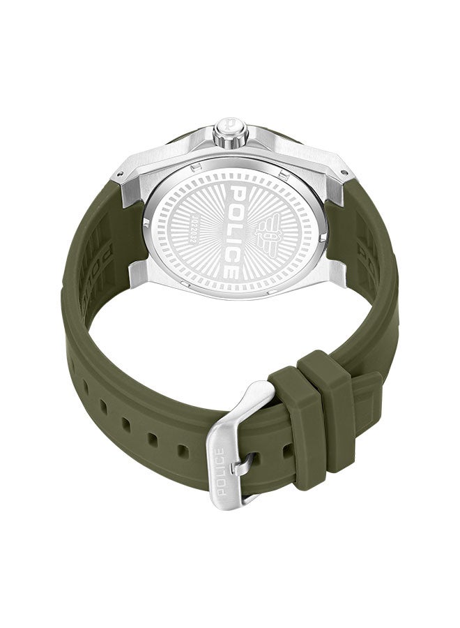 POLICE Men's Chronograph Round Shape Silicone Wrist Watch PEWJQ2203242 - 45 Mm - Image 3