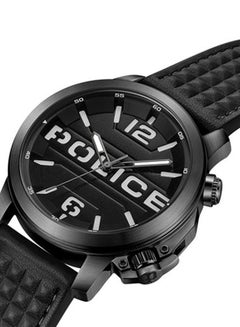 POLICE Men's Analog Round Shape Leather Wrist Watch PEWJD0021701 - 44 Mm  - Image 4
