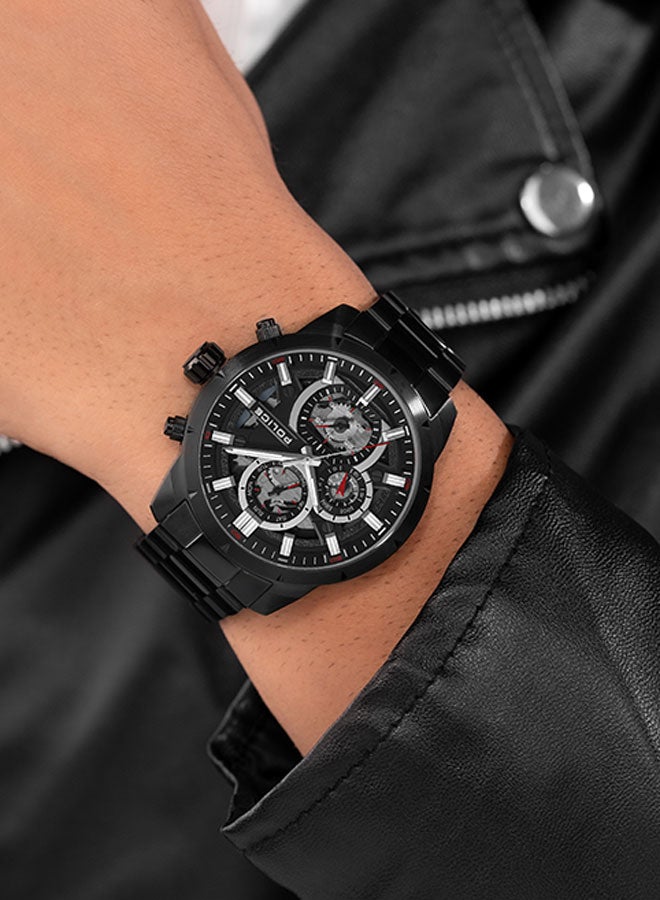 POLICE - Men's Chronograph Round Shape Metal Wrist Watch PEWJK0021806 - 45 Mm - Image 1