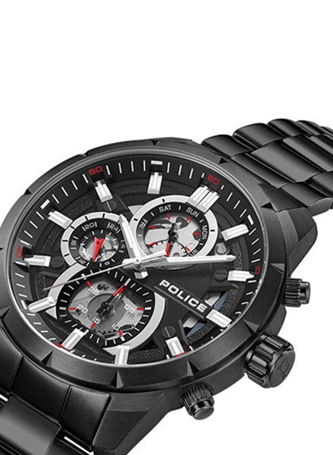 POLICE - Men's Chronograph Round Shape Metal Wrist Watch PEWJK0021806 - 45 Mm - Image 1