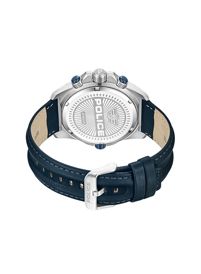 POLICE Men's Chronograph Round Shape Leather Wrist Watch PEWJF0022503 - 46 Mm  - Image 3
