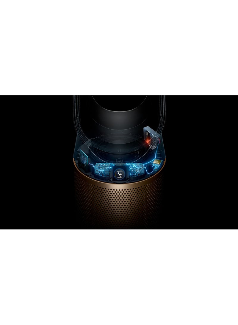 dyson - Purifier Cool™ Formaldehyde Air Purifier TP09 Comes With 3 Pin UK/UAE Plug TP09 (Nickel/Gold) Nickel/Gold - Image 1