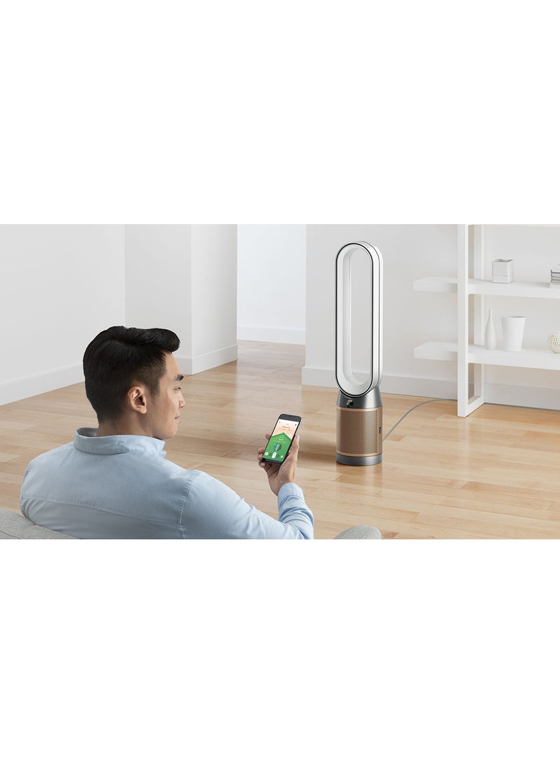 dyson - Purifier Cool™ Formaldehyde Air Purifier TP09 Comes With 3 Pin UK/UAE Plug TP09 (Nickel/Gold) Nickel/Gold - Image 1