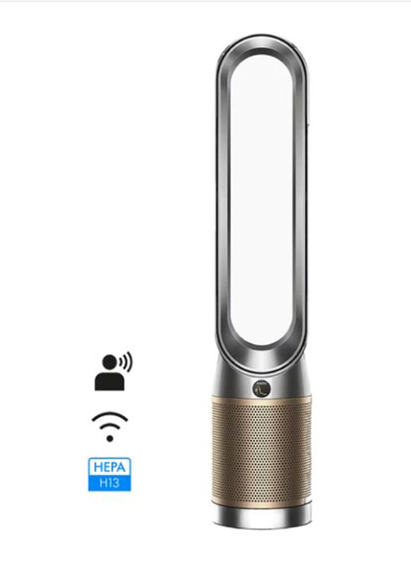 dyson - Purifier Cool™ Formaldehyde Air Purifier TP09 Comes With 3 Pin UK/UAE Plug TP09 (Nickel/Gold) Nickel/Gold - Image 1
