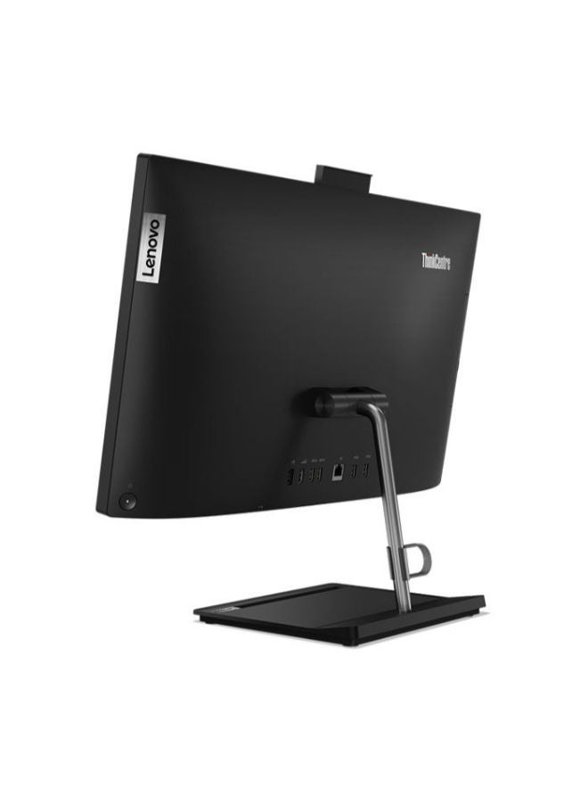 Lenovo - ThinkCentre neo V30a 24 AIO With 23.8-inch Full HD (1920x1080) Display IPS, Intel core i5-12450H Processor/8GB RAM/512GB SSD M.2/DOS(Without Windows)/Intel UHD Graphics With USB Keyboard + Mouse English/Arabic Raven Black - Image 1