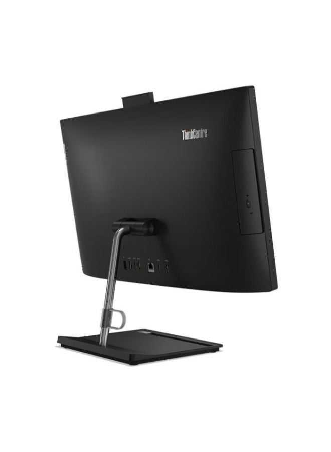 Lenovo - ThinkCentre neo V30a 24 AIO With 23.8-inch Full HD (1920x1080) Display IPS, Intel core i5-12450H Processor/8GB RAM/512GB SSD M.2/DOS(Without Windows)/Intel UHD Graphics With USB Keyboard + Mouse English/Arabic Raven Black - Image 1