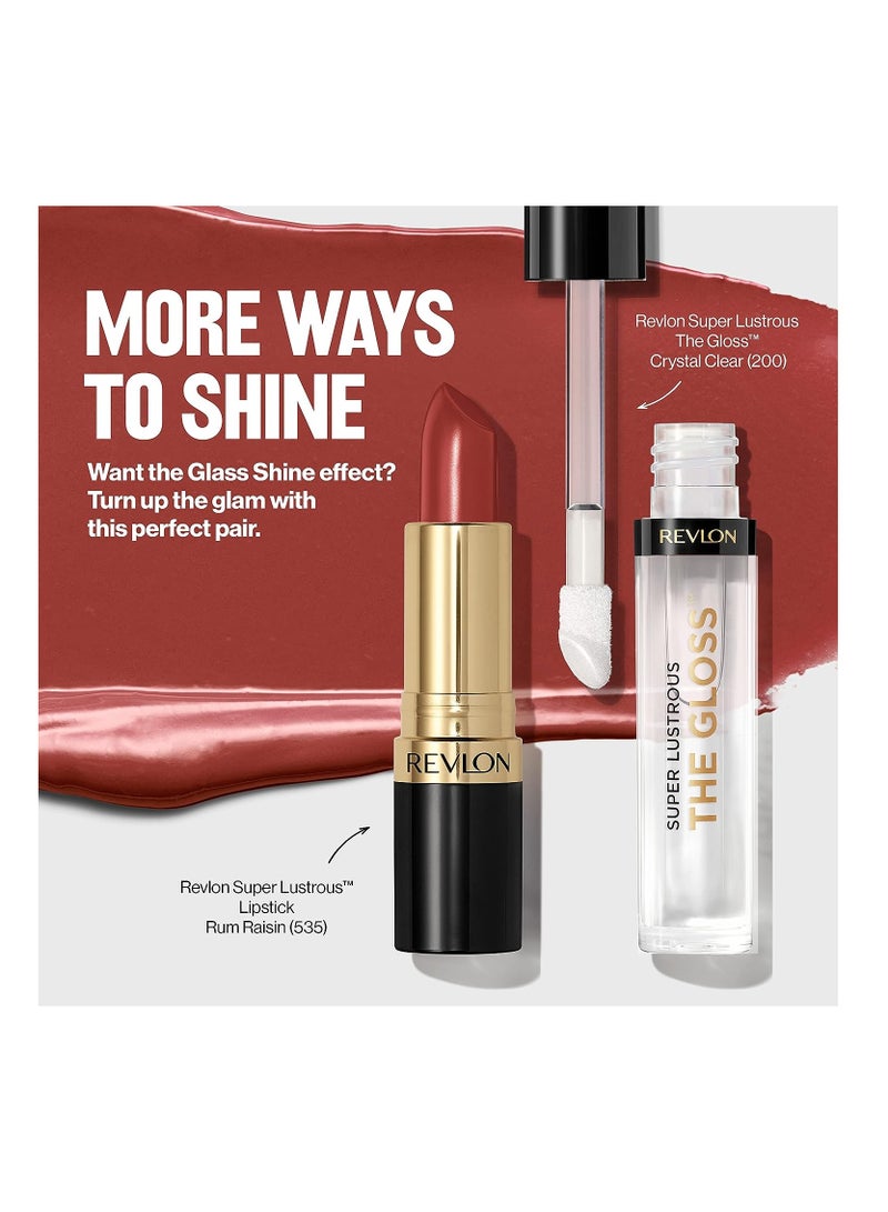 Revlon - Super Lustrous Glass Shine Lipstick 021 So Sleek Pink - Image 1