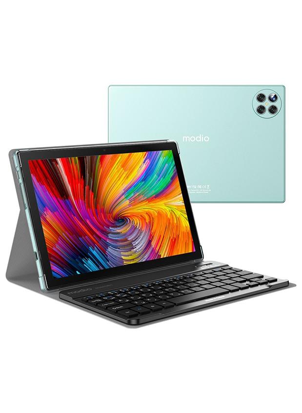 موديو تابلت M19 ذكي يعمل بنظام أندرويد للأطفال، شاشة 10 بوصة، ثنائي الشريحة، أخضر، 8 جيجابايت رام، 512 جيجابايت، الجيل الخامس - إصدار عالمي مع لوحة مفاتيح بلوتوث - Image 1