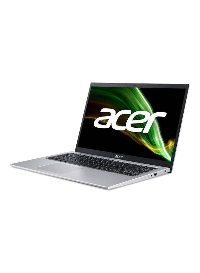 أيسر - كمبيوتر محمول أسباير 3 A315-58-34X1 بشاشة FHD مقاس 15.6 بوصة، ومعالج Core i3-1115G4/ وذاكرة وصول عشوائي سعة 4 جيجابايت/ ومحرك أقراص SSD سعة 256 جيجابايت/DOS (بدون نظام التشغيل Windows)/ورسومات Intel UHD مع ماوس لاسلكي مجاني باللغة الإنجليزية/العربية فضي نقي - Image 1