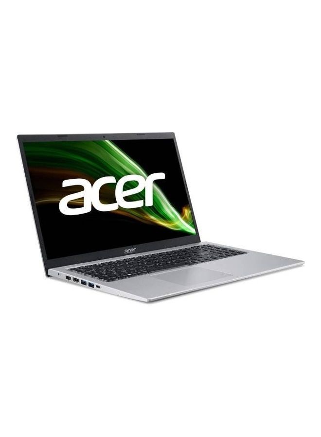 أيسر - كمبيوتر محمول أسباير 3 A315-58-34X1 بشاشة FHD مقاس 15.6 بوصة، ومعالج Core i3-1115G4/ وذاكرة وصول عشوائي سعة 4 جيجابايت/ ومحرك أقراص SSD سعة 256 جيجابايت/DOS (بدون نظام التشغيل Windows)/ورسومات Intel UHD مع ماوس لاسلكي مجاني باللغة الإنجليزية/العربية فضي نقي - Image 1