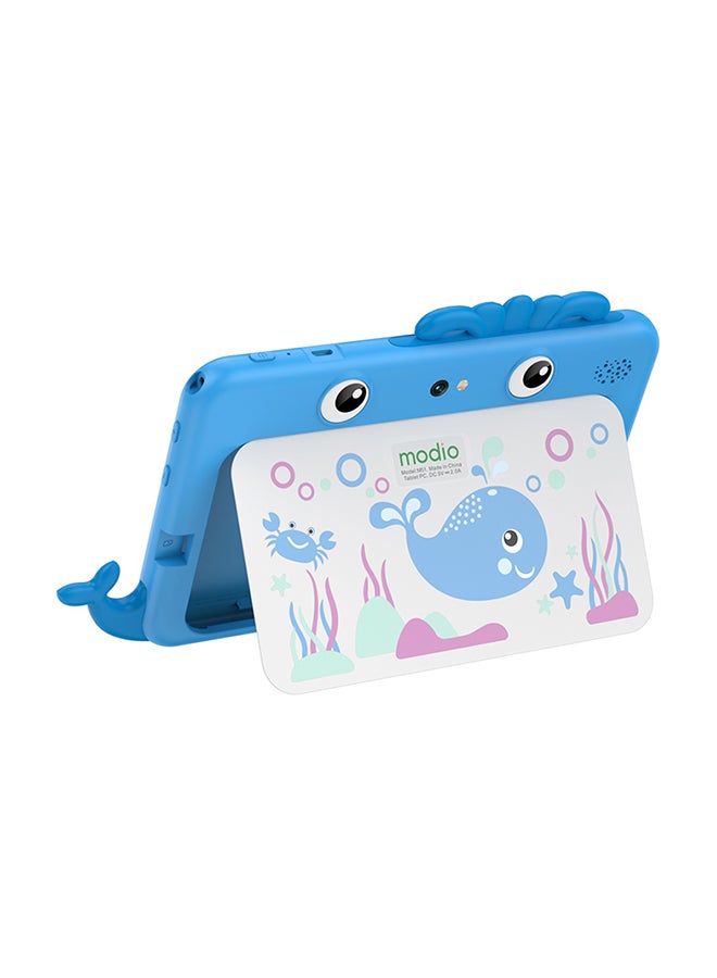 موديو جهاز لوحي للأطفال M51 أزرق بذاكرة وصول عشوائي 3 جيجابايت وذاكرة داخلية 16 جيجابايت وواي فاي - إصدار عالمي مع مجموعة أدوات مدرسية صغيرة - Image 2
